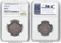 Utrecht. Provincial 10 Stuivers 1768 MS63 NGC, Utrecht mint, KM110, Delm-1203. Cloaked in rich cabinet tones with boldly struck devices. HID0980124201...