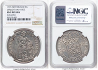 Utrecht. Provincial 3 Gulden 1793 UNC Details (Cleaned) NGC, KM117, Dav-1852. An attainable example of this lovely type, devices shine on these pewter...