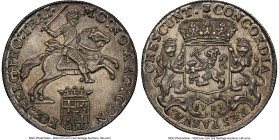 Utrecht. Provincial 1/2 Ducaton (1/2 Silver Rider) 1787 MS63+ NGC, Utrecht mint, KM115.1, Delm-1055. A charming Choice offering with smokey tones and ...