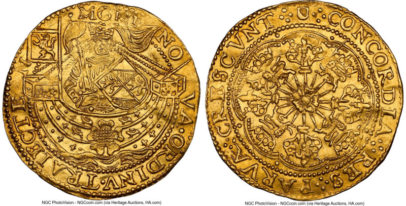 Utrecht. Provincial gold Imitative Rose Noble ND (c. 1600-1602) MS62 NGC, Utrech...