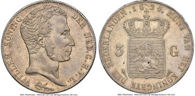 Willem I 3 Gulden 1824 AU Details (Cleaned) NGC, Utrecht mint, KM49, Schulman-246. HID09801242017 © 2024 Heritage Auctions | All Rights Reserved www.H...