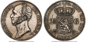 Willem II 2-1/2 Gulden 1842 AU Details (Cleaned) NGC, Utrecht mint, KM69.1, Schulman-507. Second date of type. HID09801242017 © 2024 Heritage Auctions...