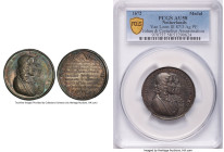 "Murder of the de Witt Brothers" silver Medal 1672 AU58 PCGS, Van Loon-III-87.3 (French ed. 81.3), Saunders/Vanhoudt 1672.43. Plain edge. Unknown meda...