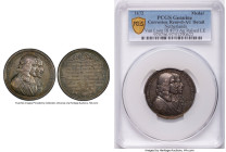 "Murder of the de Witt Brothers" silver Medal 1672 AU Details (Corrosion Removed) PCGS, Van Loon-III-87.3 (French ed. 81.3), Saunders/Vanhoudt 1672.43...