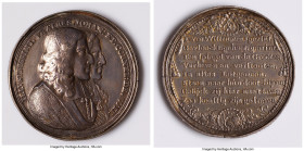 "Murder of the de Witt Brothers" cast silver Medal 1672 VF, Van Loon-III-87.3 (French ed. 81.3), Saunders/Vanhoudt 1672.43. Unsigned, attributed to P....