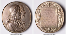 "Murder of the de Witt Brothers" cast silver Medal 1672-Dated XF, Van Loon-III-90.3, Saunders/Vanhoudt 1672.47. Unsigned. Conjoined busts to right. Re...
