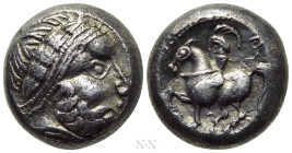 EASTERN EUROPE. Imitations of Philip II of Macedon (2nd-1st centuries BC). Tetradrachm. 'Dachreiter' type