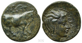 SICILY. Gela. Tetras (Circa 420-405 BC)