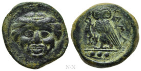 SICILY. Kamarina. Ae Tetras or Trionkion (Circa 420-405 BC)