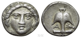 THRACE. Apollonia Pontika. Diobol (Circa 375-335 BC)
