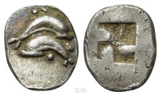 THRACE. Thasos. 1/16 Stater or Obol (Circa 500-480 BC)