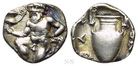 THRACE. Thasos. Trihemiobol (Circa 412-404 BC)