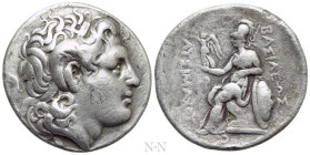 KINGS OF THRACE (Macedonian). Lysimachos (305-281 BC). Tetradrachm. Lampsakos