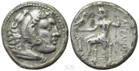 KINGS OF MACEDON. Alexander III 'the Great' (336-323 BC). Fourrèe Tetradrachm. Uranopolis(?)