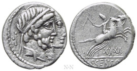 C. CENSORINUS. Denarius (88 BC). Rome