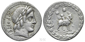 MN. FONTEIUS C.F. Denarius (85 BC). Rome