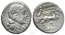 C. ANNIUS T.F. & C. TARQUITIUS P.F. Denarius (82-81 BC). Mint in northern Italy or Spain