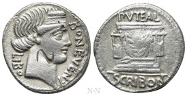 L. SCRIBONIUS LIBO. Denarius (62 BC). Rome