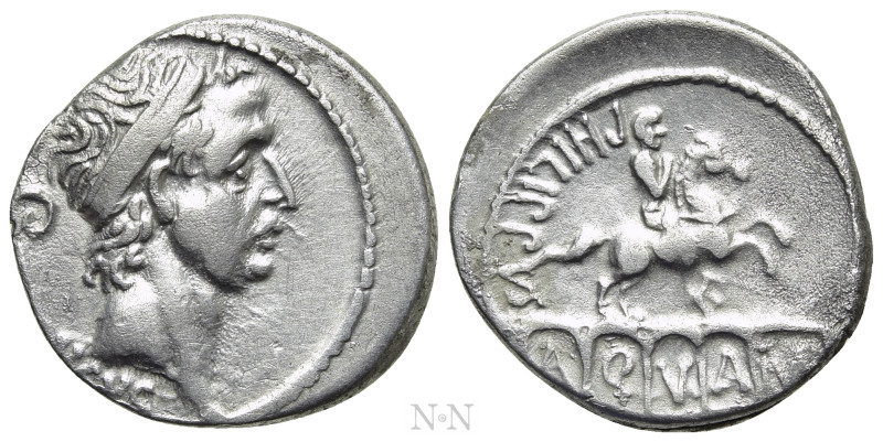 L. MARCIUS PHILIPPUS. Denarius (57 BC). Rome. 

Obv: ANCVS. 
Diademed head of...