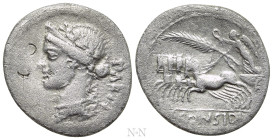 C. CONSIDIUS PAETUS. Denarius (46 BC). Rome