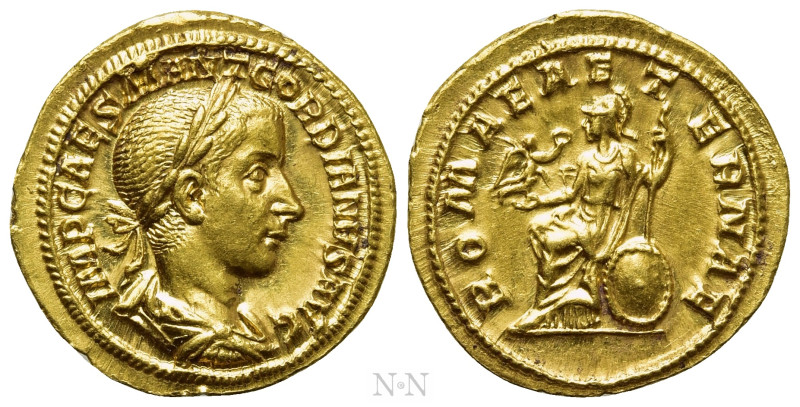 GORDIAN III (238-244). GOLD Aureus. Rome. 

Obv: IMP CAES M ANT GORDIANVS AVG....