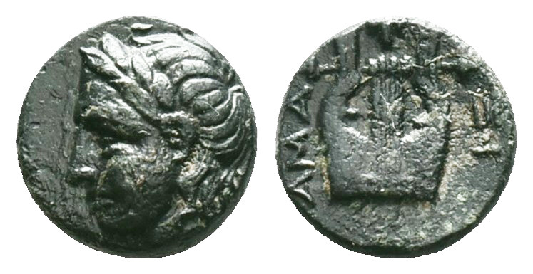 Greek Coins AE

Reference :
Condition: Very Fine

Weight: 1,42 gr.
Diamete...