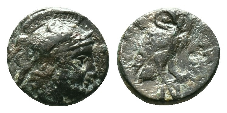 Greek Coins AE

Reference :
Condition: Very Fine

Weight: 1,21 gr.
Diamete...