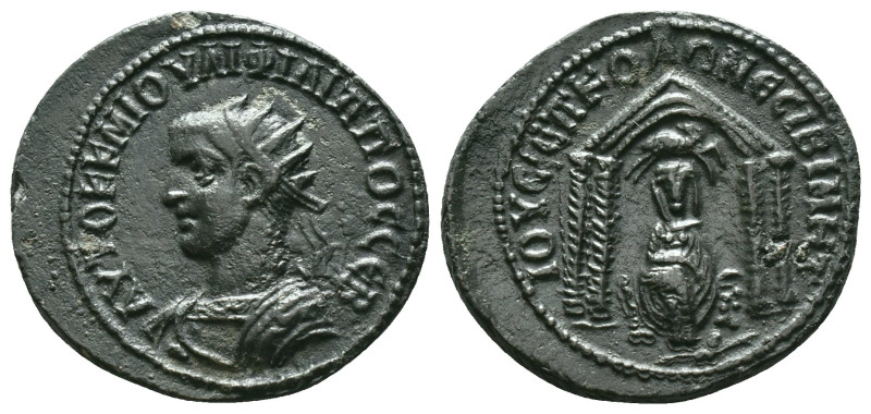 MESOPOTAMIA. Nisibis. Philip II (247-249). Ae.
Obv: AYTOK K M IOYΛI ΦIΛIΠΠOC CE...