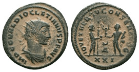 Roman ImperialDiocletian AD 284-305. AntiochReference : "Repatinated"Condition: Very Fine