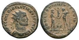 Roman ImperialDiocletian AD 284-305. AntiochReference : "Repatinated"Condition: Very Fine