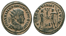 Roman ImperialMaximianus Herculius AD 286-305.Antoninianus Æ Reference : "Repatinated"Condition: Very Fine