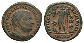 Roman ImperialLicinius I AD 308-324. AntiochFollis ÆReference : "Repatinated"Condition: Very Fine