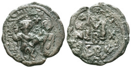 Heraclius, with Heraclius Constantine (610-641) AE Follis Reference:Condition: Very Fine
