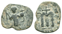Arab Byzantine CoinsUMAYYAD CALIPHATE.Pseudo Byzantine TypeReference : Condition: Very Fine