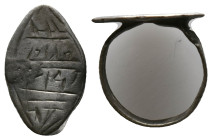 Silver  Ring AR , Circa 10th-12th Century ADReference :Condition: Very Fine