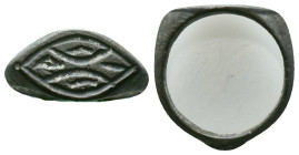 Bronze  Ring AE , Circa 10th-12th Century ADReference :Condition: Very Fine