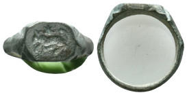 Bronze  Ring AE , Circa 10th-12th Century ADReference :Condition: Very Fine