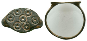 Bronze  Ring AE , Circa 10th-12th Century ADReference :Condition: Very Fine
