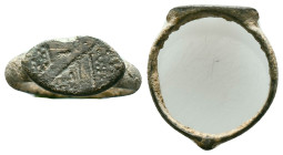 Bronze  Ring AE , Circa 10th-12th Century ADReference :Condition: Very Fine