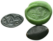 Bronze  Ring  Bezel AE , Circa 10th-12th Century ADReference :Condition: Very Fine
