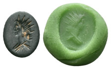 Very Rare and attractine Roman Ring Stone, Helios  on the Bezel ,Reference :Condition: Very Fine