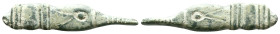 Ancient Roman Strap end as Duck head . c. 1st-2nd century ADReference :Condition: Very Fine