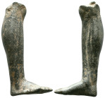 Ancient Roman Bronze Foot ,Circa 1st - 2nd century A.D,Reference :Condition: Very Fine