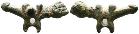 Ancient Roman Bronze Phallus Pendant, c. 3rd-5th century AD.Reference :Condition: Very Fine