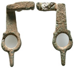 Ancient Roman Bronze Door Key Reference :Condition: Very Fine
