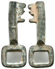 Ancient Roman Bronze Door Key Reference :Condition: Very Fine