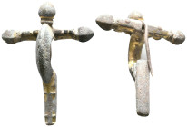 Ancient Roman  Gilded Fibula, 1st - 2nd Century AD.Reference :Condition: Very Fine