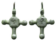 BYZANTINE EMPIRE.Cross.(8th-10th century).Ae.Reference :Condition: Very Fine