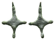 BYZANTINE EMPIRE.Cross.(8th-10th century).Ae.Reference :Condition: Very Fine
