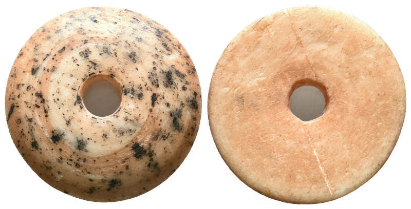 Bone Spindle Whorl .(8th-12th century).

Reference :
Condition: Very Fine

...